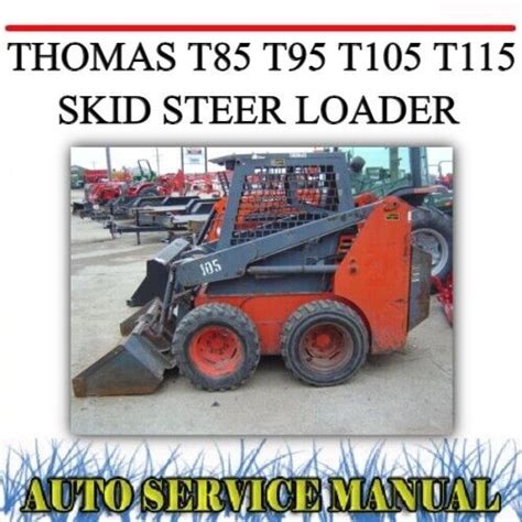 thomas t85 skid steer manual|thomas 85 manual.